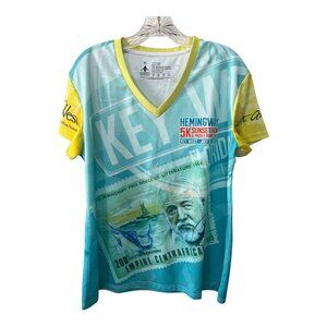 Hemingway 5K Sunset Run Key West Event Shirt XL 2017 Performance Tee
